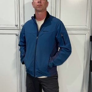 Marmot blue tone performance jacket thermal lining